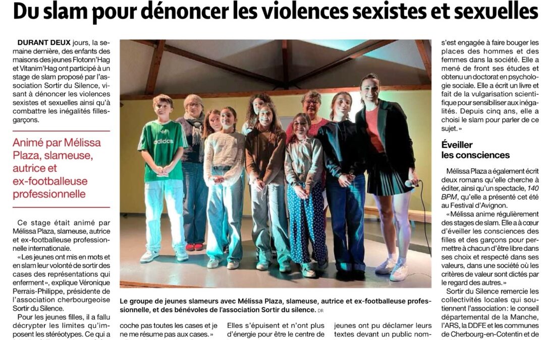 Retour sur la soirée Slam pour dénoncer les violences sexistes et sexuelles